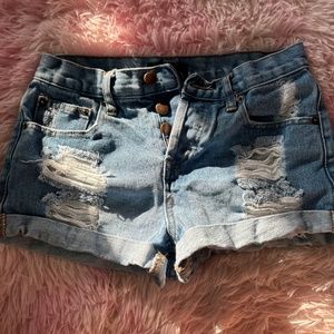 Blue Jean shorts brand “XXI”